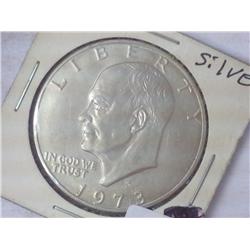 1973-S Ike Dollar (Proof) Scratched Mint Mark