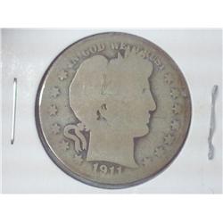 1911 Barber Half Dollar