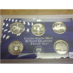 1999 US 50 State Quarters Proof Set (No Box)