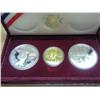 Image 1 : 1983-84 US Olympic Proof 3 Coin Set