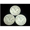 Image 2 : 3 Undated Standing Liberty Quarters