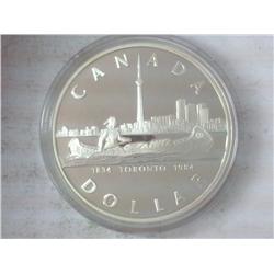 1984 Canada Toronto Dollar (Proof) .3750 Oz ASW