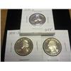 1970-S, 71-S And 73-S Washington Quarters (Proof)