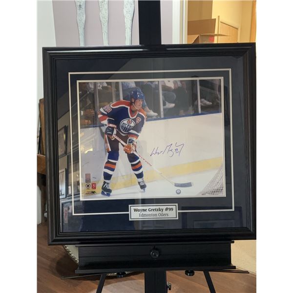 Wayne Gretzky Signed Photo, Edmonton Oilers, 41/99