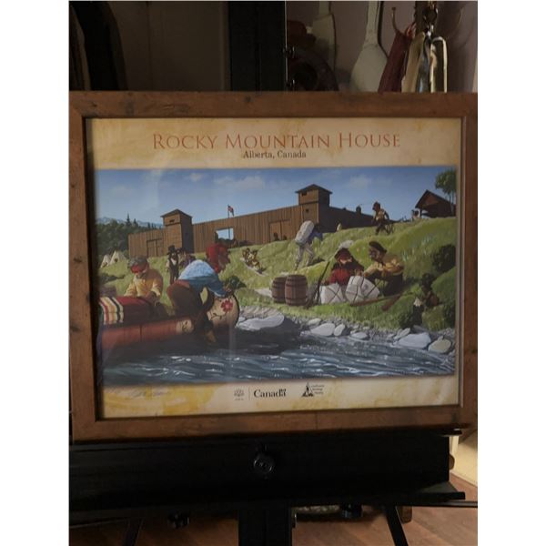 Rocky Mountain House Alberta Limited Edition Print 22"x18"Ben Crane