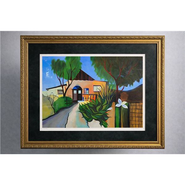 Itzchak Tarkay Summer Landscape Serigraph Signed