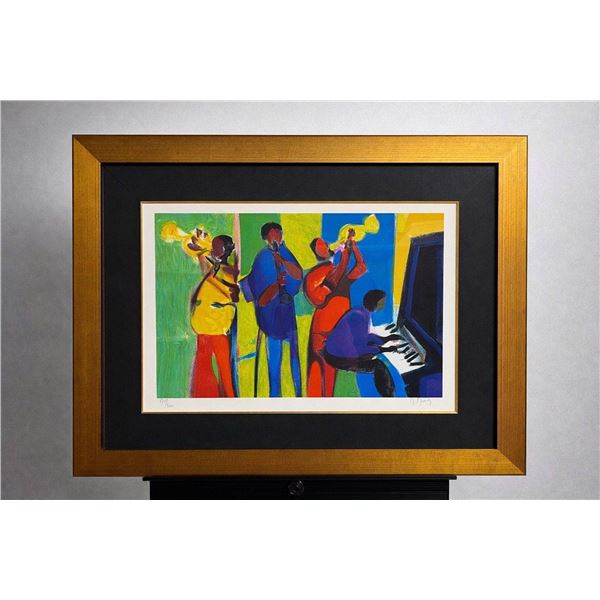 Marcel Mouly Quintette Jazz 2004 Framed Print
