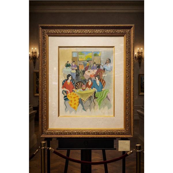 Itzchak Tarkay Dinner At The Club #11 Mixed Media