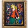 Image 1 : Linda Le Kinff Signed Serigraph Dans La Bibliotheque 38/150