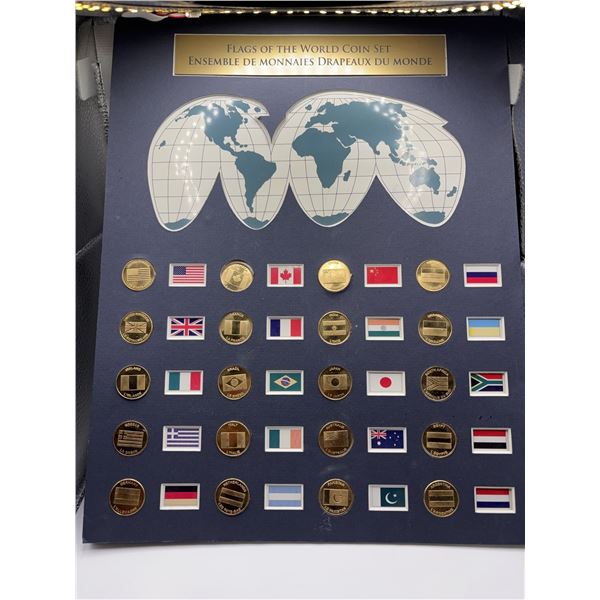 Flags of the World 20-Coin Set with Flags