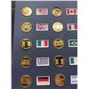 Image 2 : Flags of the World 20-Coin Set with Flags