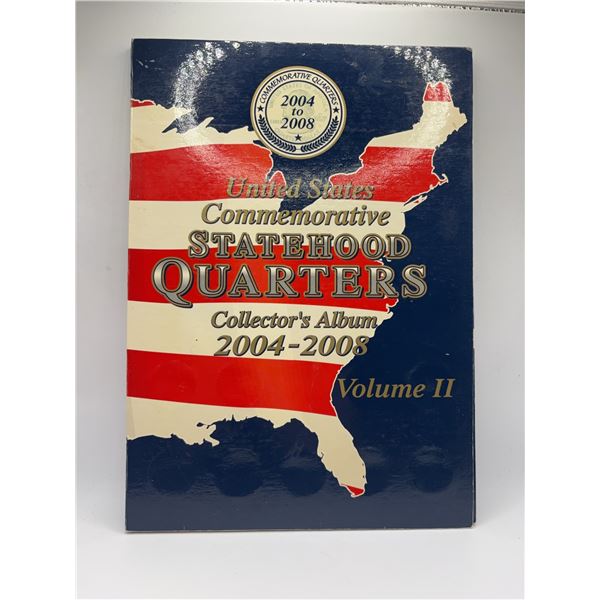 United States Statehood Quarters Collector Album 2004-2008 Volume II