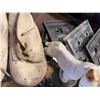 Image 6 : Lot: Cassette Player, Tapes, Ceramics, Baby Shoes