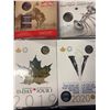 Image 1 : 4 Canadian Commemorative Coin and Stamp Sets