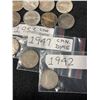 Image 4 : 26 Canadian Silver 10 Cent Coins 1942–1967, 60.50g
