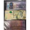 Image 7 : Canadian, US, and World Banknotes