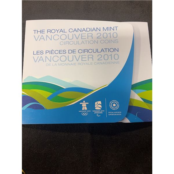 Royal Canadian Mint Vancouver 2010 Circulation Coins Set