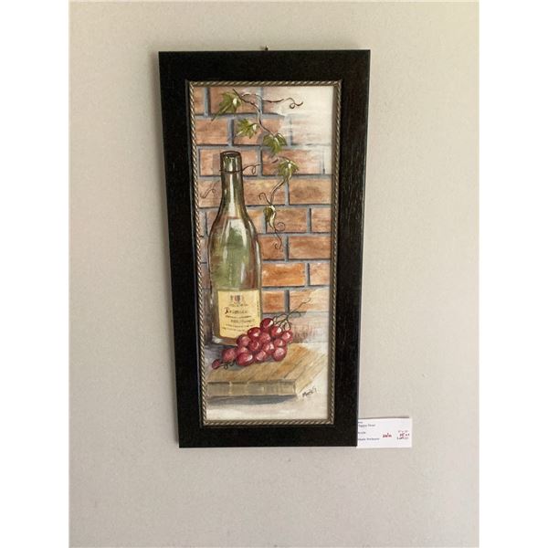 Marie Svenison 'Happy Hour' Acrylic Painting, 11" x 23"