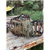 Image 1 : Vintage Iron Hay or Rock Grapple Baskets