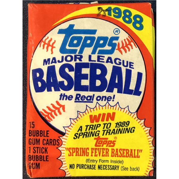 1988 TOPPS BASEBALL WAX PACK