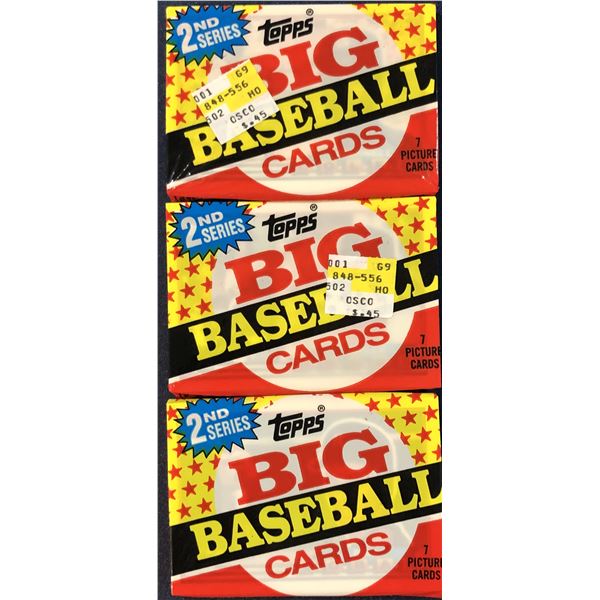 1988 TOPPS BIG BASEBALL CELLO PACKS (3)