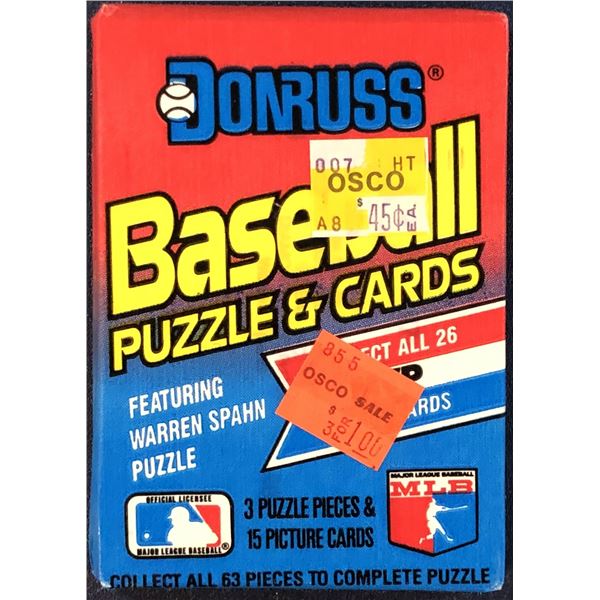 1989 DONRUSS BASEBALL WAX PACK