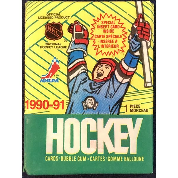 1990-91 O-PEE-CHEE HOCKEY WAX PACK