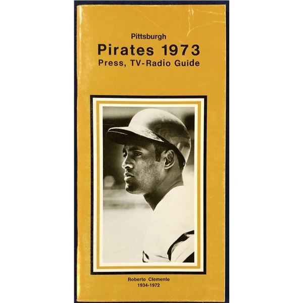 1973 PITTBURGH PIRATES MEDIA GUIDE