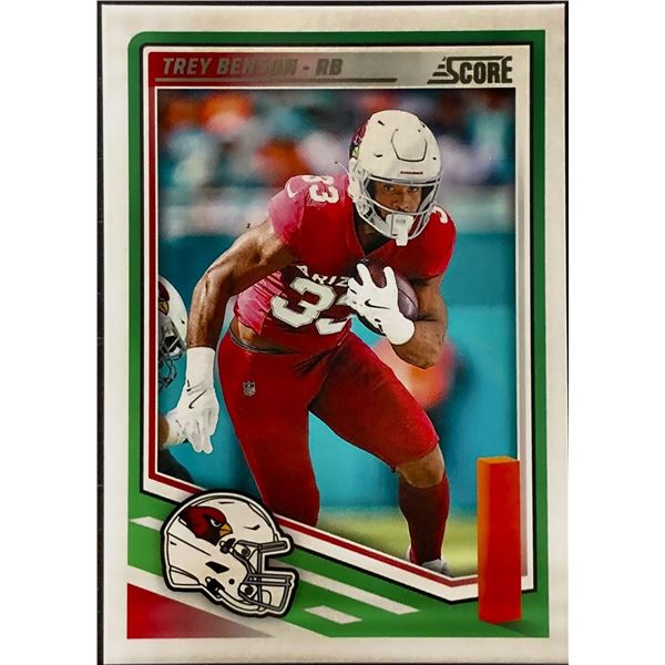 2025 PANINI SCORE TREY BENSON ROOKIE CARD