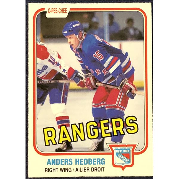 1981-82 O-PEE-CHEE ANDERS HEDBERG
