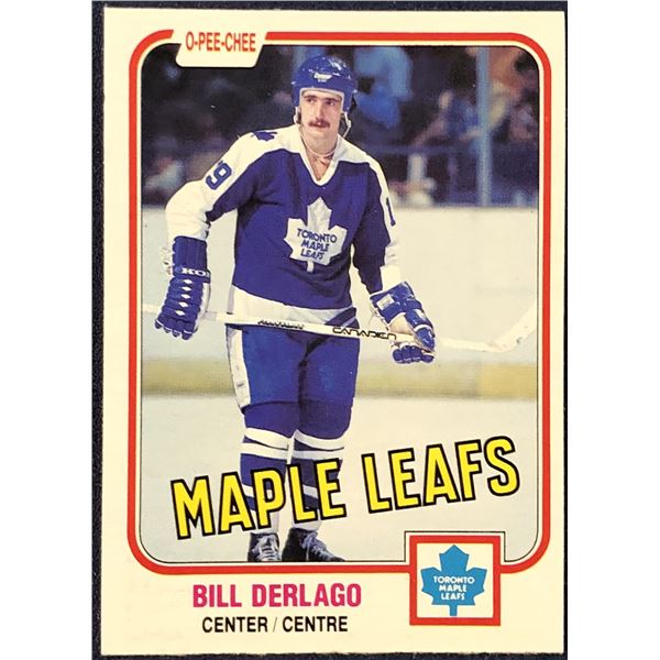 1981-82 O-PEE-CHEE BILL DERLAGO