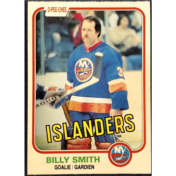 1981-82 O-PEE-CHEE BILLY SMITH (HOF)