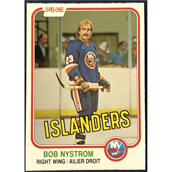 1981-82 O-PEE-CHEE BOB NYSTROM