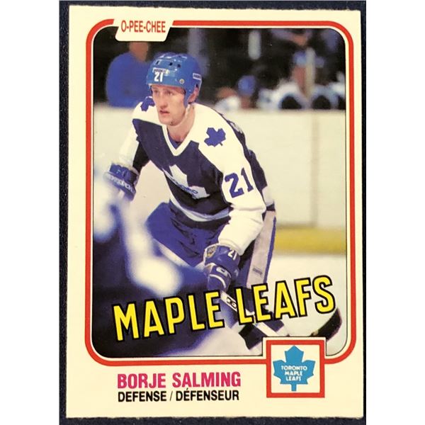 1981-82 O-PEE-CHEE BORJE SALMING (HOF)