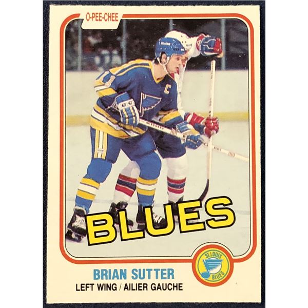 1981-82 O-PEE-CHEE BRIAN SUTTER