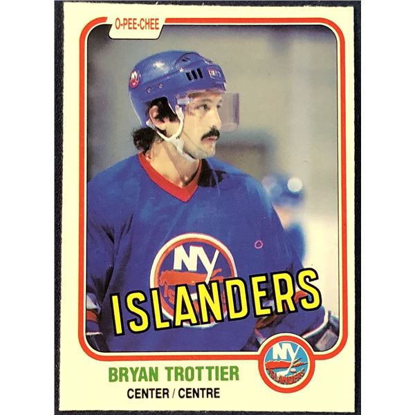 1981-82 O-PEE-CHEE BRYAN TROTTIER (HOF)