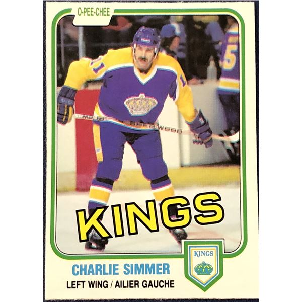 1981-82 O-PEE-CHEE CHARLIE SIMMER