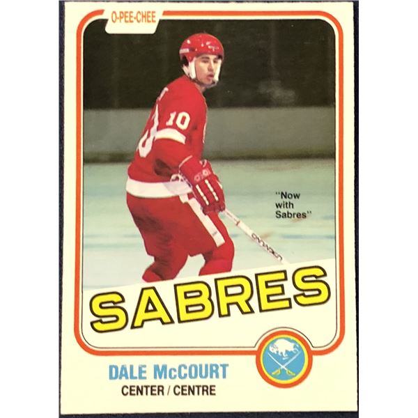 1981-82 O-PEE-CHEE DALE McCOURT