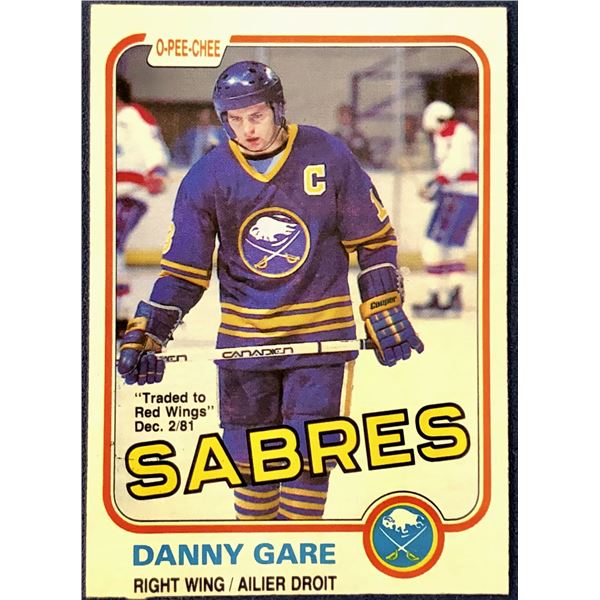 1981-82 O-PEE-CHEE DANNY GARE