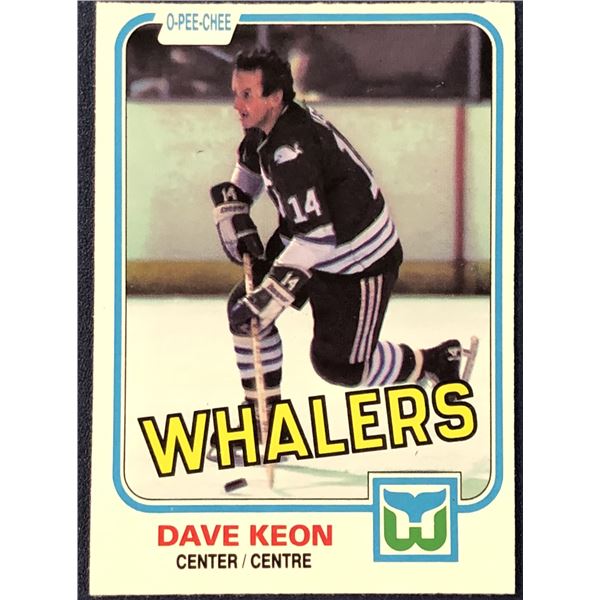 1981-82 O-PEE-CHEE DAVE KEON (HOF)