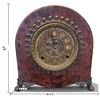 Image 2 : 1897 E. Ingraham "Marblelite" Mantel Clock 9.5 x 10.5 x5.5"