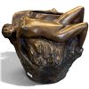 Image 1 : French Art Deco Bronze Sculptural Vase in the Style of Gustave, Joseph Chéret 9" Tall