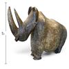 Image 2 : Soapstone Rhinoceros Sculpture, 11" Tall, in the Style of Contemporary Artist Nichola Theakston