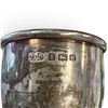 Image 2 : Pair of Antique Sterling Silver Egg Cups - British Hallmarks * Total weight: 35.3 grams