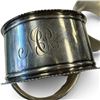 Image 2 : 3 Sterling Silver Napkin Rigs (1 has engraved initials * Total weight: 45.5 grams