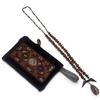 Image 1 : Vintage 30" Carnelian Bead & Pendant Necklace with Silver Spacers - 10mm beads * Includes embroidere