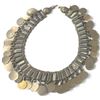 Image 2 : Vintage Mapuche Silver Headband Converted to Necklace - 22" long x 1" wide plus 1" drops