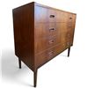 Image 4 : Mid-Century Modern Teak Five-Drawer Dresser with Integrated Recessed Pulls, 37x16.5x32 in