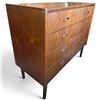 Image 4 : Mid-Century Modern Teak Five-Drawer Dresser with Integrated Recessed Pulls, 37x16.5x32 in