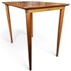 Image 3 : Mid-Century Modern Wooden Table w Tapered Legs 22.75x14.5x19"